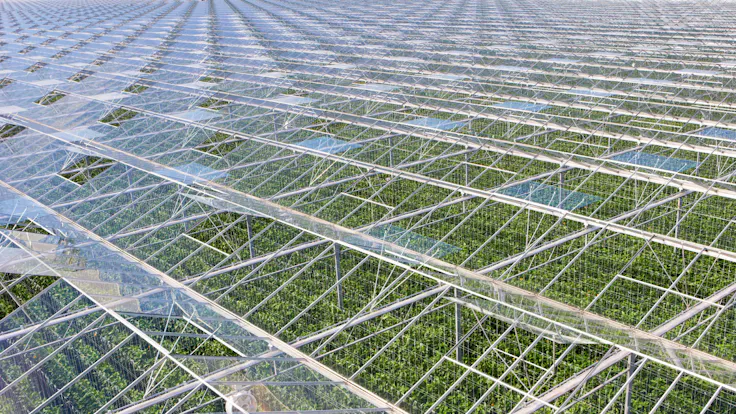 Grodan greenhouse roof