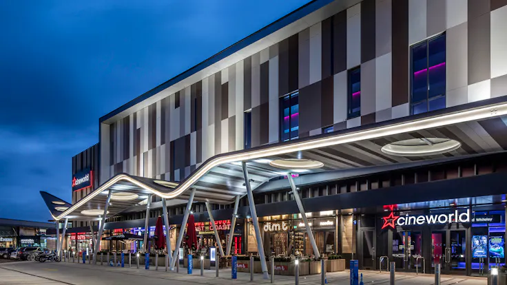 CineWorld with Rockpanel Chameleon and Rockpanel Colours in Whiteley, United Kingdom