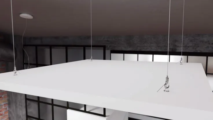 Video thumbnail, installation video, rockfon system eclipse island