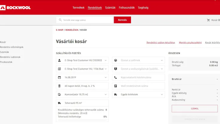 e-shop illustration for web - screenshot