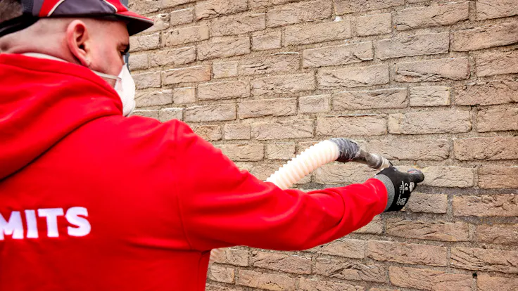 referenceproject rockfit fulfill, testimonial rockfit fulfill, referenceproject inblaaswol, inblaaswol, blow-in wool, verwerking, rockfit fulfill, verwerking van rockfit fulfill inblaaswol, processing, aanbrengen van spouwmuurisolatie, installation of cavity wall insulation, inblazen van een spouwmuur, blowing in a cavity wall, smits isolatie, rw-bnl