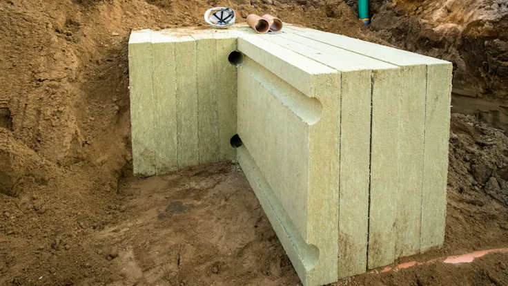 case study, water storage, rainwater sewer, absorption, lapinus