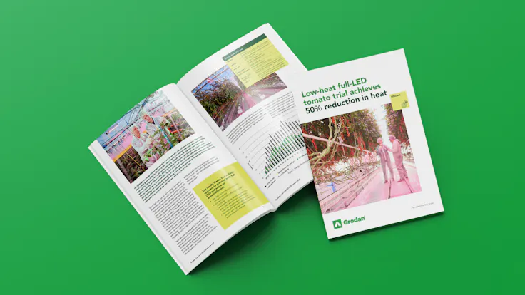 Mock-up low energy tomato growing end of trial whitepaper