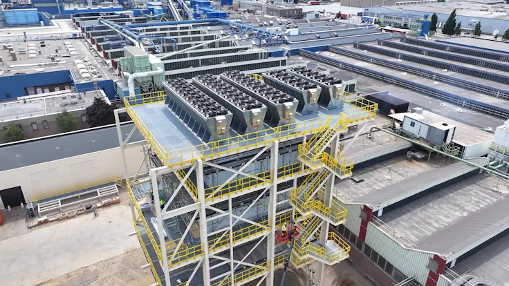 elektrische smelttechnologie, vierde bouwactiviteiten, bouw van een bijgebouw, video bouwactiviteiten 4, video building activities 4, vierde fase, transformatie in onze fabriek, duurzaamheid, techniek en duurzaamheid, video, screenshot, juli 2026, timelapse van december 2024 tot mei 2026, totaalbeeld van de bouwactiviteiten, compleet nieuwe installaties, completely new installations, elektrificatie, eerste productielijn, roermond, Next generatie steenwol, rw-bnl, nl, vl, fr