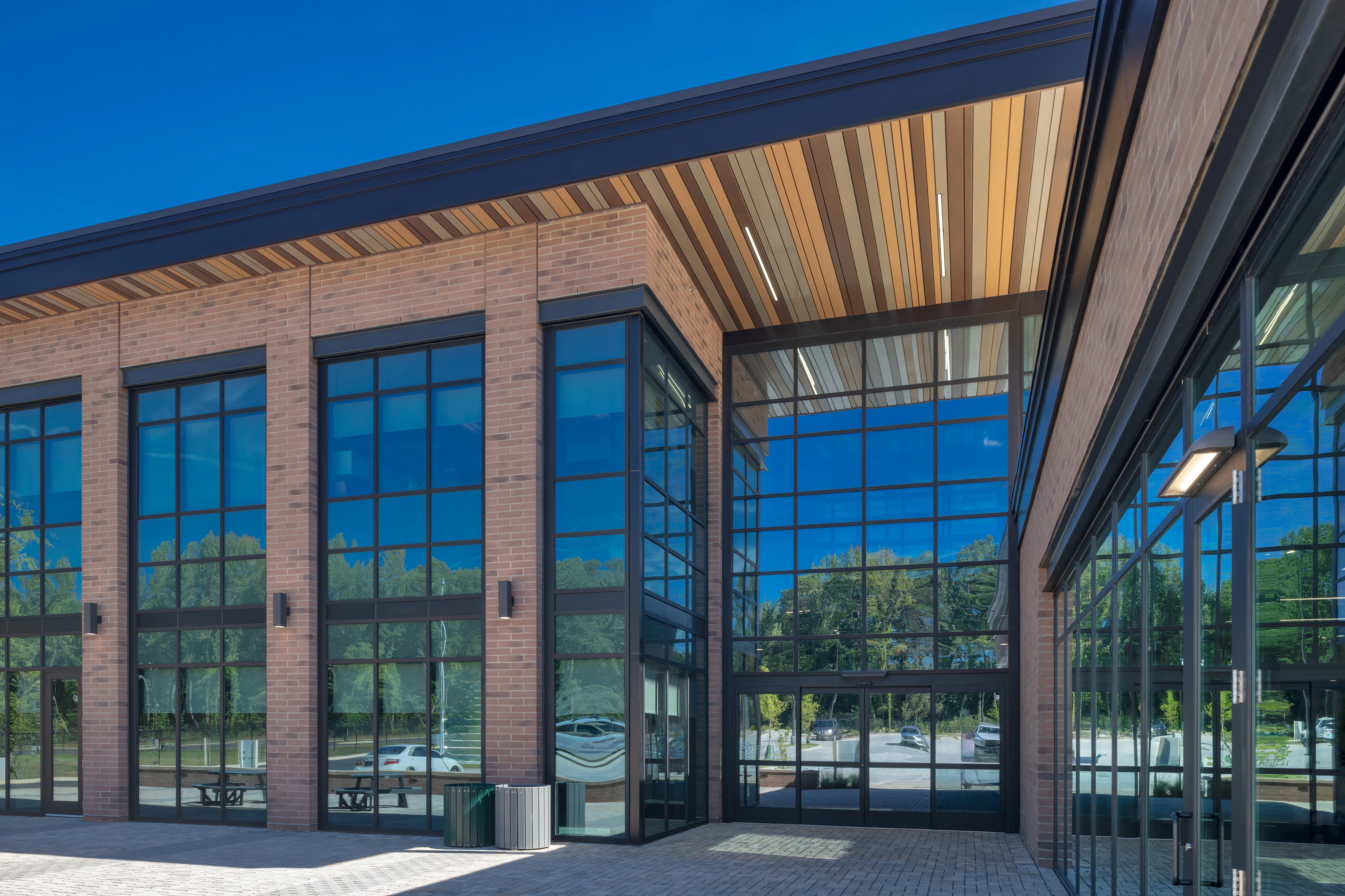 NA; Charlotte Waterzone; Exterior & Interior Metal Plank Ceilings; Stone Wool Ceilings; Office