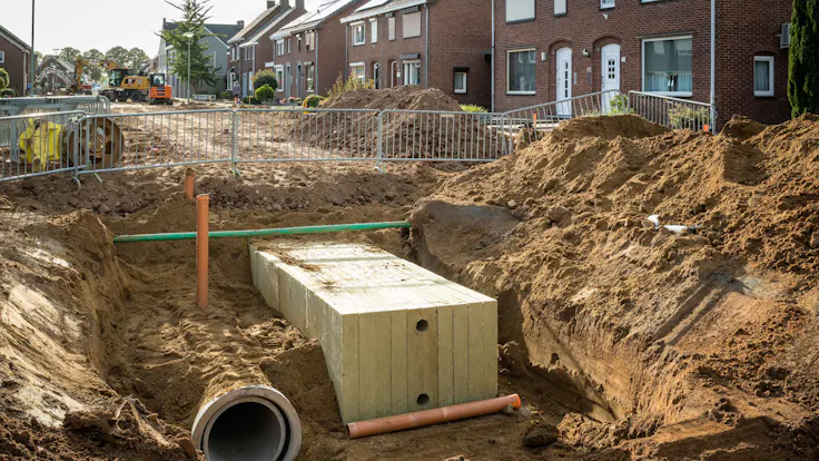 Rockflow decoupling rainwater