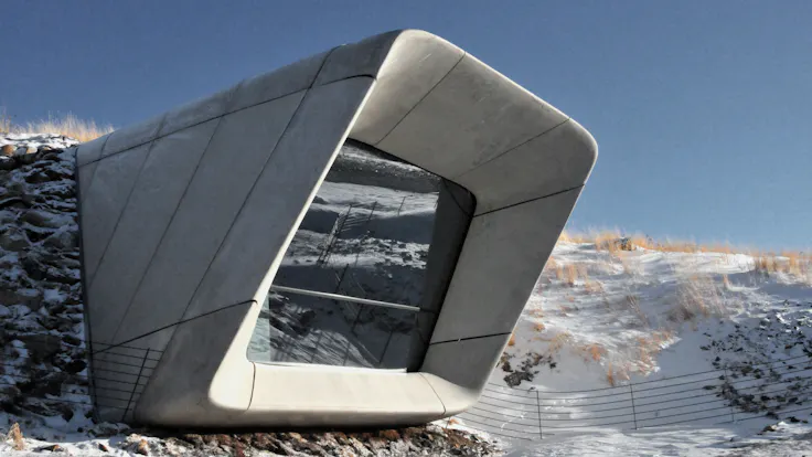 Messner Mountain Museum,Italy,Plan De Corones - Brunico,350 m²,Zaha Hadid Architects,Mr Peter Irmscher,Skirama Kronplatz,Manuel Moling,Cristina Russo,exterior