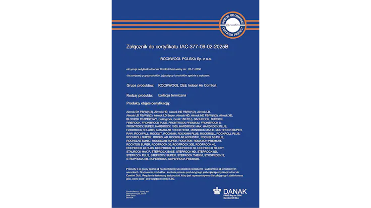 Eurofins certyfikat