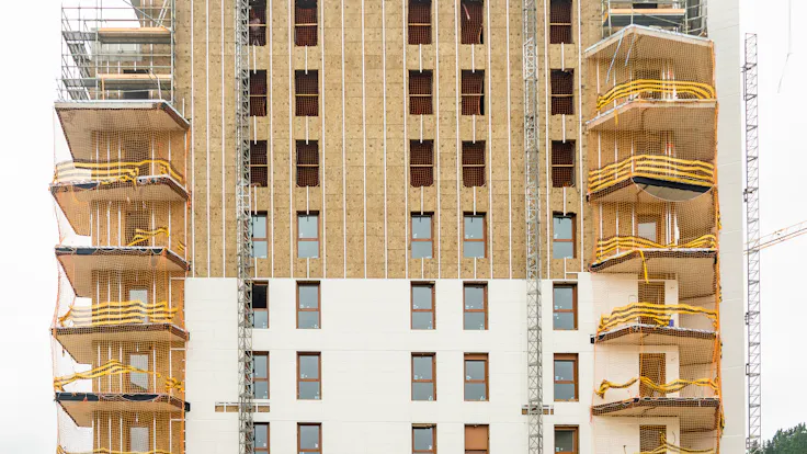 Arrasate. Reference project, case. Rockcycle. Facade. San Andrés HomesES: Proyecto demostrativo. Proyecto de referencia