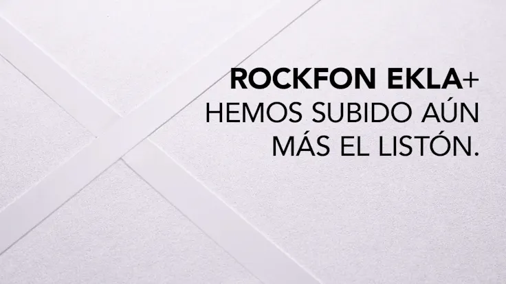Rockfon Ekla+ product video for Spain