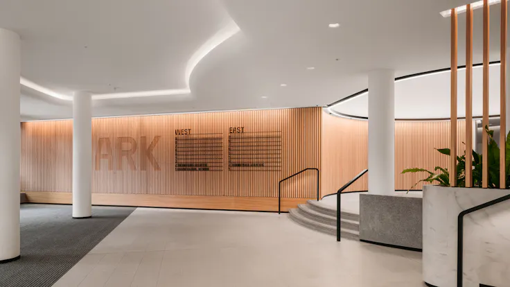 The Ark Office Building, London, United Kingdom, with Rockfon Mono Acoustic TE Direct, Gensler, BW: Workplace Experts, Panarc Interior Solutions LLP