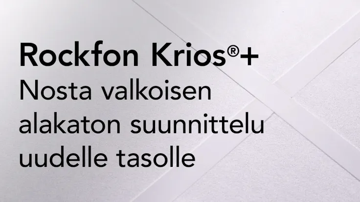 FI, Rockfon Krios+ Youtube Thumbnail