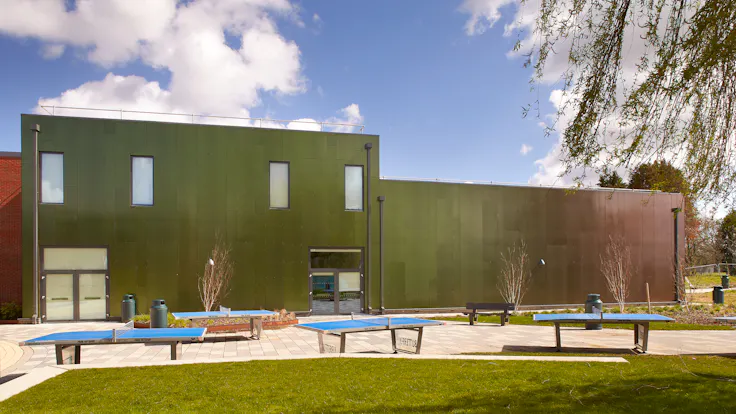 Merstham School Rockpanel Case studyNew BuildRockpanel Chameleon