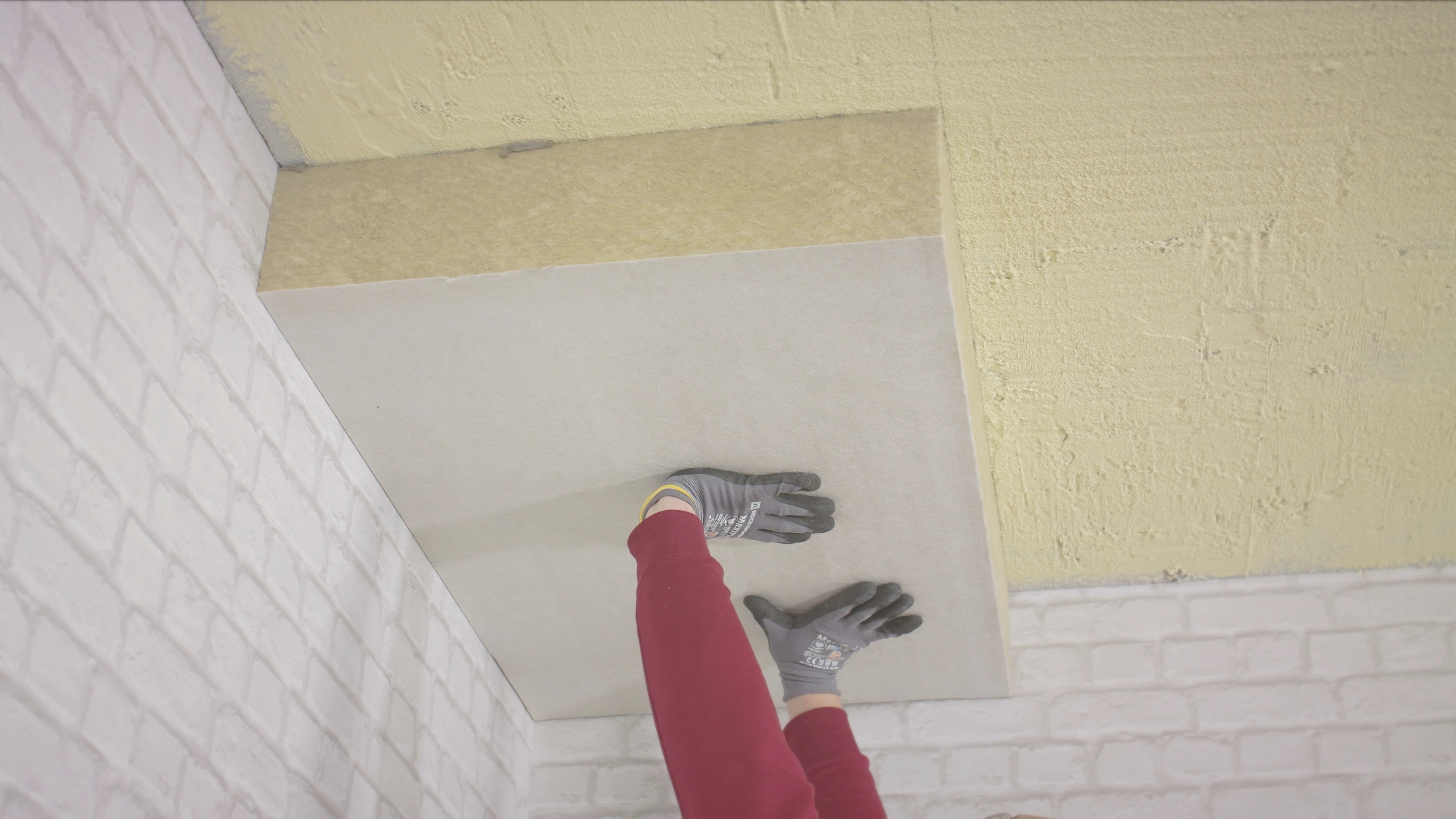product, ceiling, cellar ceiling, basement ceiling, installer, installation, Planarock Top, germany