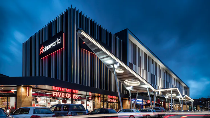 CineWorld with Rockpanel Chameleon and Rockpanel Colours in Whiteley, United Kingdom