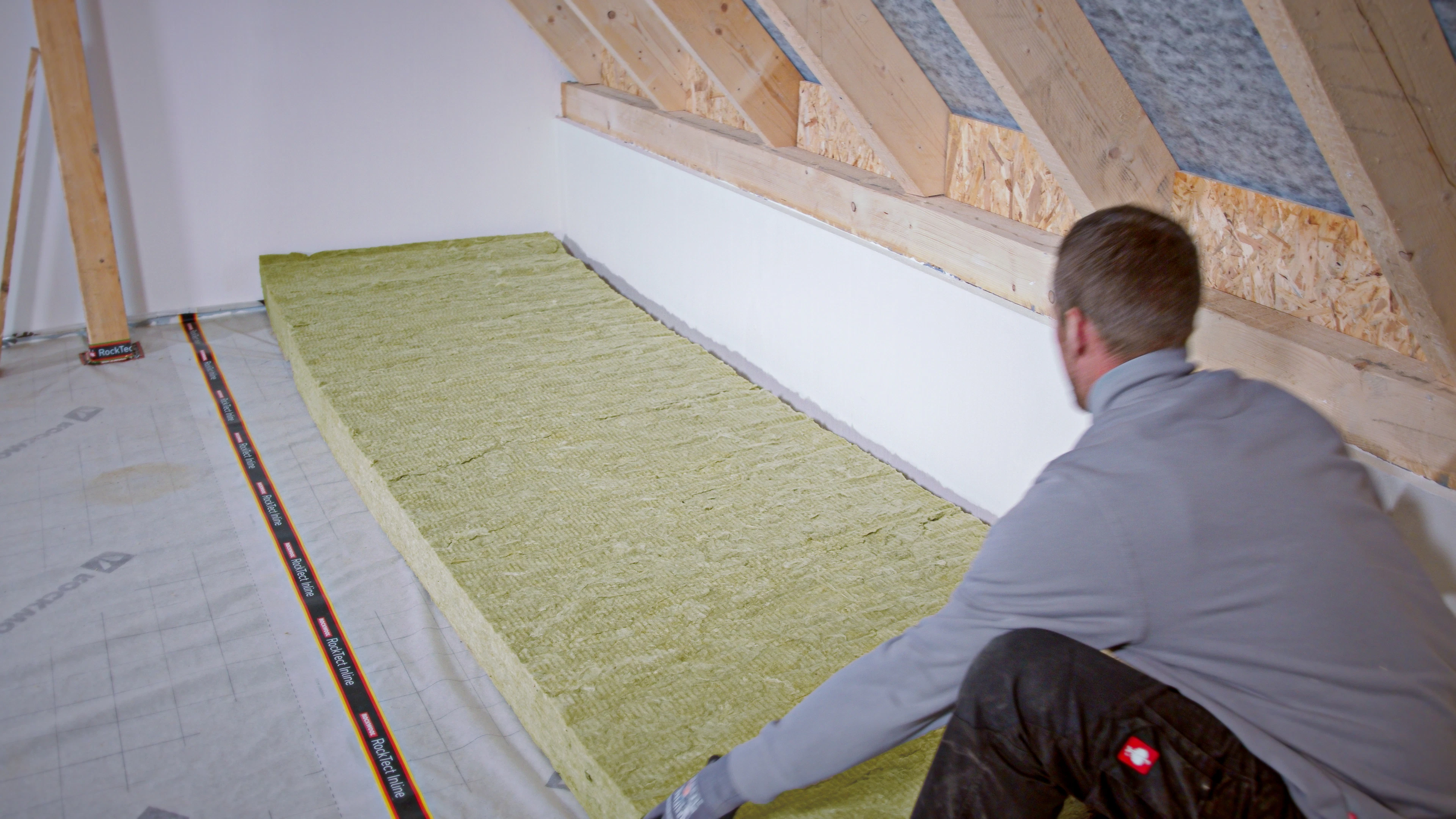 loft, attic, insulation, installation, installation steps, dachboden, oberste geschossdecke, verarbeitung, verarbeitungsschritte, germany, varirock, nicht begehbar