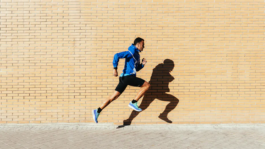 man running