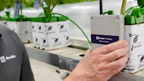 Dave Kennedy placing GroSens Sensor