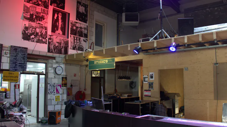 Music studio's a combination of building systems.