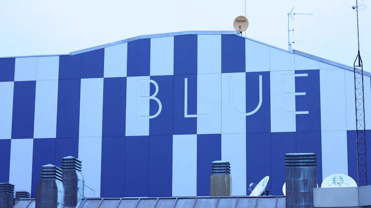 Hotel Blue Coruña in A Coruña, Spain cladded with Rockpanel Metallics facade cladding