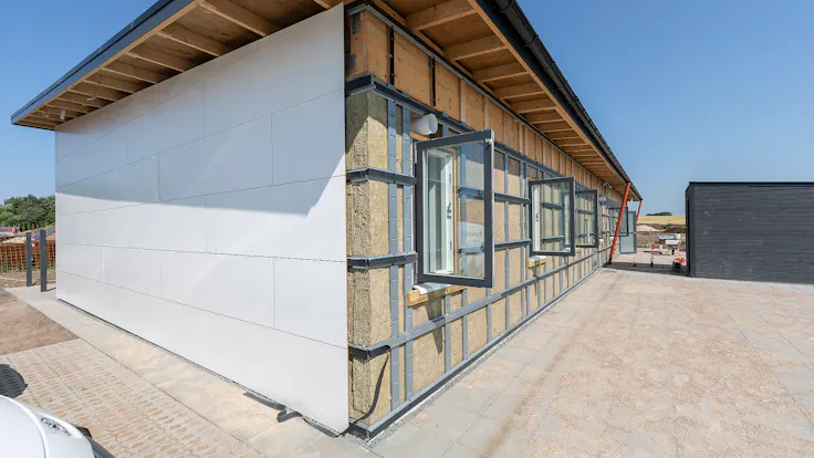 Rockzero, Nybyggeri, Kirke Stillinge, prefab, Rockpanel