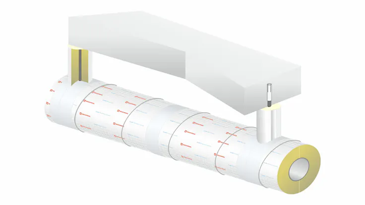illustration, hvac, sprinkler, feuerlöschleitungen, conlit ps 150 sprinkler system, pipe, germany