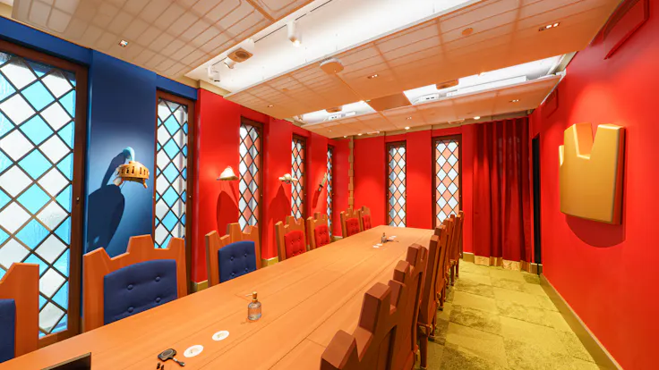 Meeting room in office Wood City in Helsinki Finland with Rockfon Blanka in As-edge
