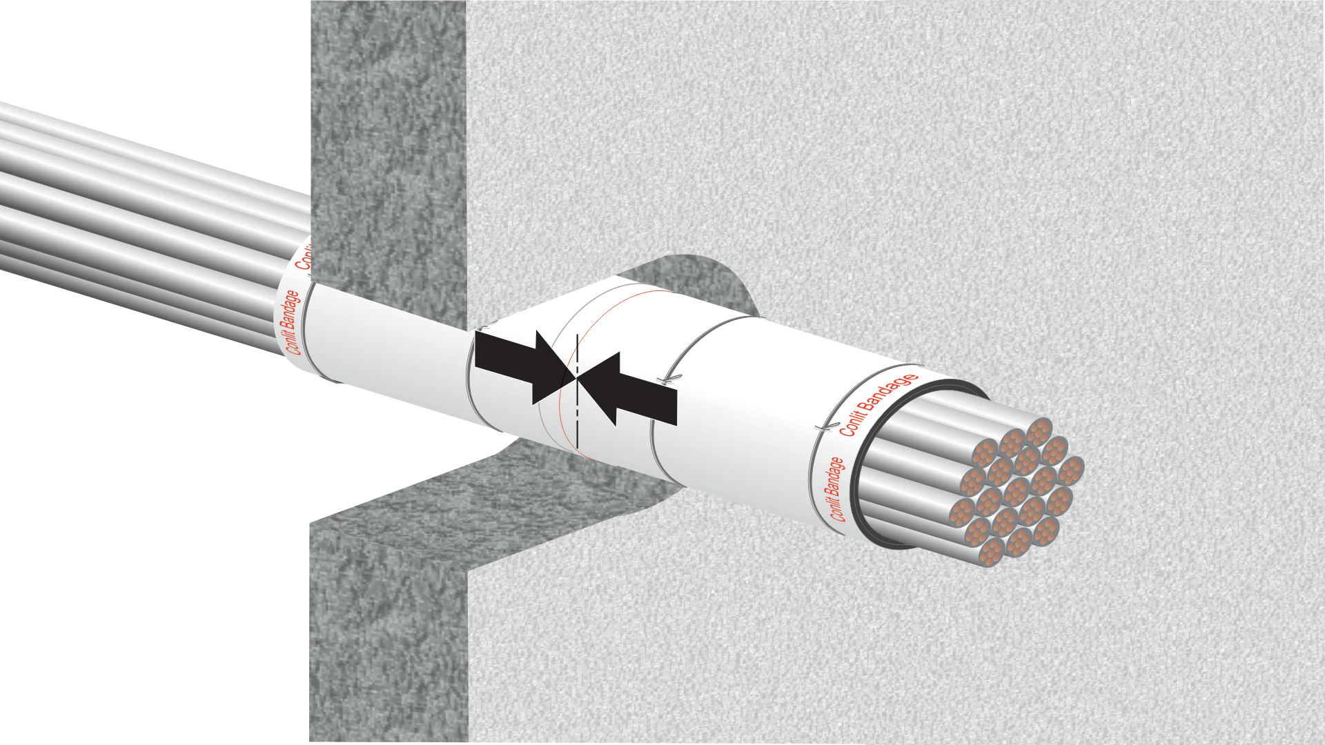 illustration, hvac, conlit bandage, step 4/5,germany
