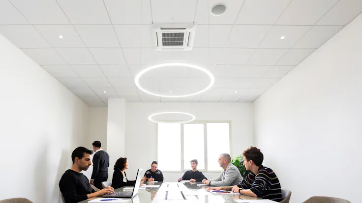 IT, Tr-Inox, Nociglia, Rocco de Lentinis, Office, Rockfon Blanka, E-edge, 600x600, 1200x600, White