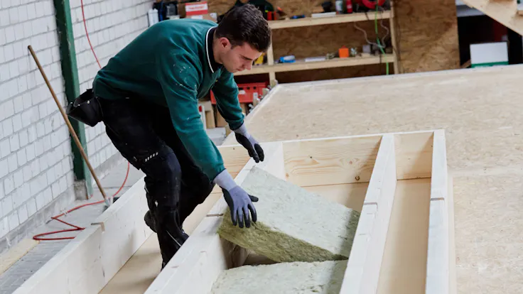 erweiterung kulturzentrum, dämmung holzständerwände, brandschutz, wärmedämmung, flexirock 035, expansion cultural center, insulation wood frame walls, fireproof, thermal insulation, reference, referenz, germany