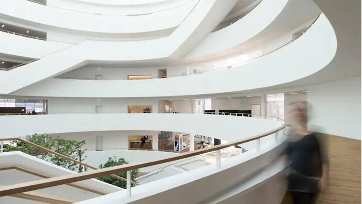 Big pharmaceutical office in Copenhagen, Denmark, Rockfon Mono Acoustic, Industrial, Henning Larsen Architects, MTHøjgaard, Svend Christensen