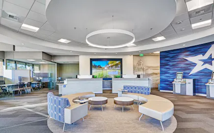 Credit Union's Modern Interior Transformation