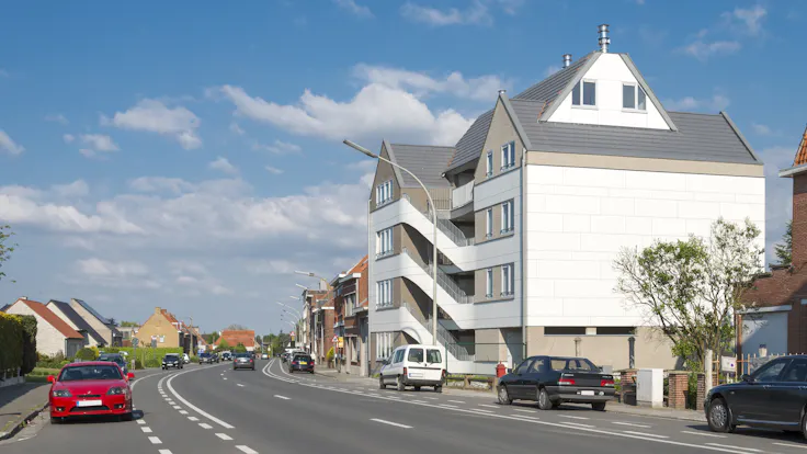 Rockpanel Colours - apartments in Ypres, Belgium