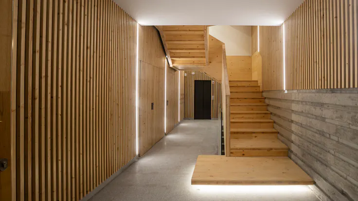 Hotel Colon Galicia de Vigo reconvertido en viviendas PassivhausREDArt silicato, Ventirock, Hotel reconverted in Multi family house