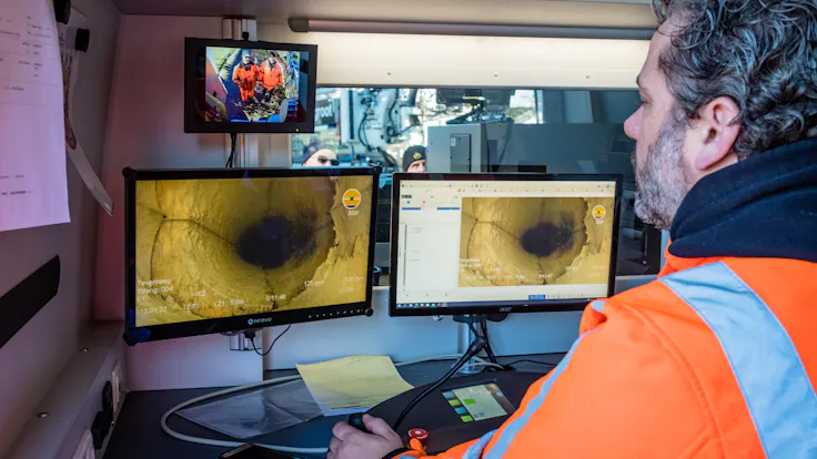 Rockflow cleaning and inspection