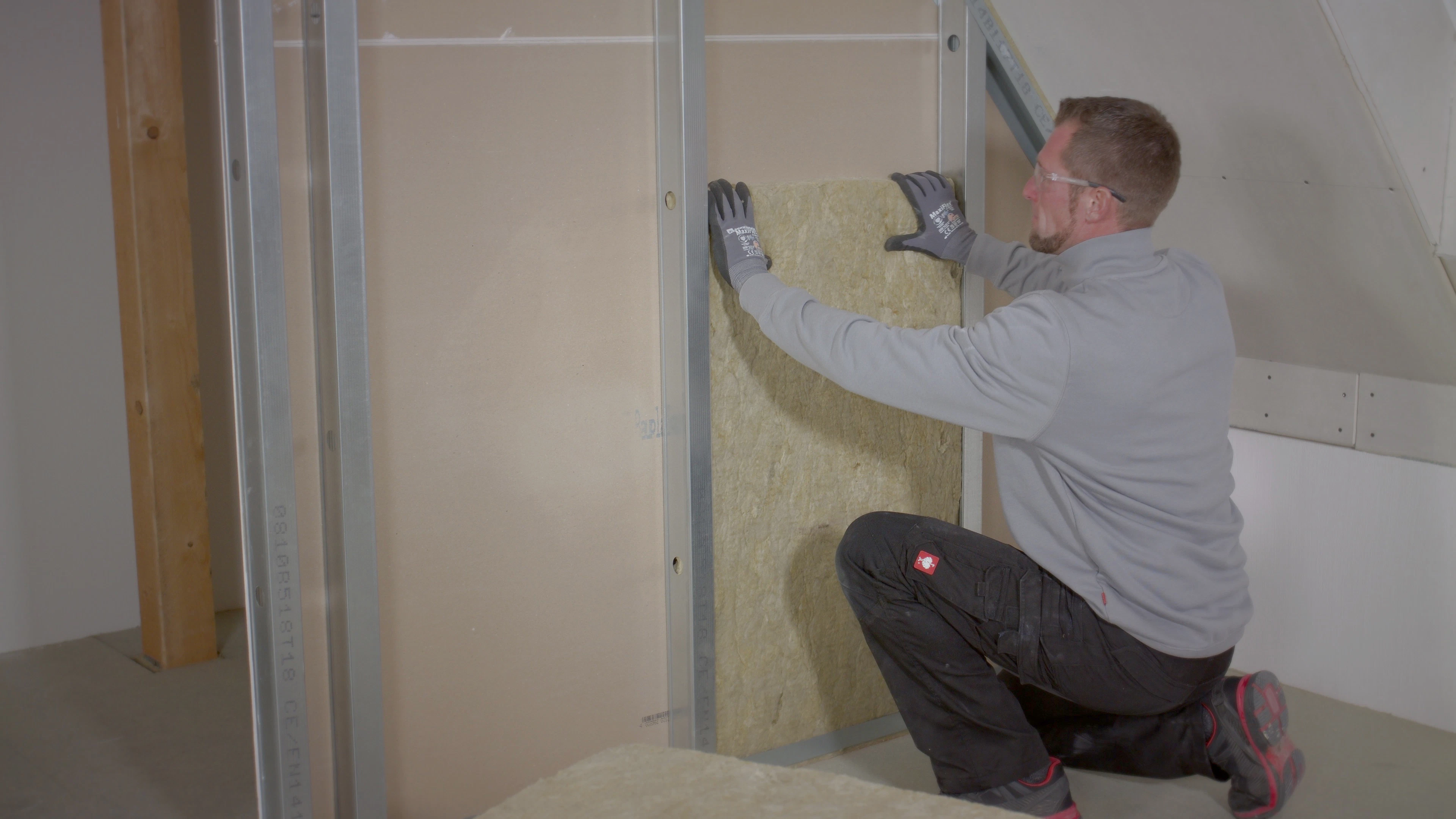 partition wall, inner wall, installation, trennwand, innenausbau, sonorock, germany, PIM