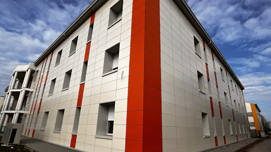 RSA Cremona, dettaglio facciata