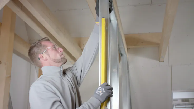 partition wall, inner wall, installation, trennwand, innenausbau, sonorock, germany