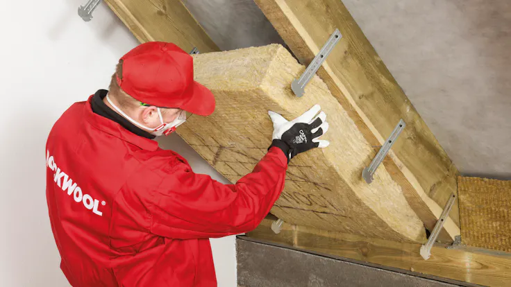 pitched roof, how to insulate, step 3
