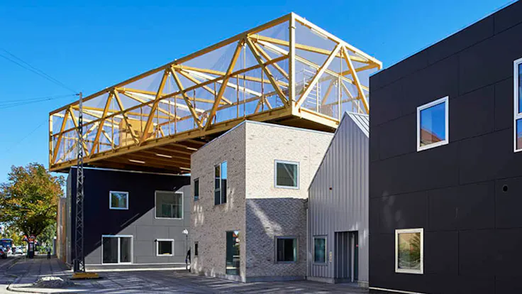 Reference case, Denmark, Copenhagen, REDAir FLEX, REDAit LINK, children city, facade