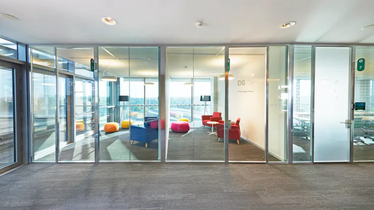 IT, BNL-BNP PARIBAS Roma Tiburtina, Atelier(s) Alfonso Femia (formerly 5+1AA), Office, Open Plan Office, Rockfon Ekla dB 40, D/AEX edge, 1200x600, white