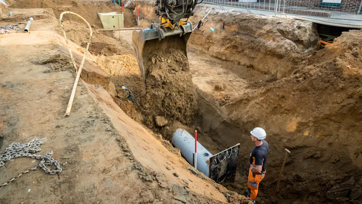 case study, water storage, rainwater sewer, absorption, lapinus