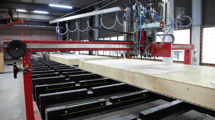 Project Soest music studios production. Prefab stonewool and timber frame construction.