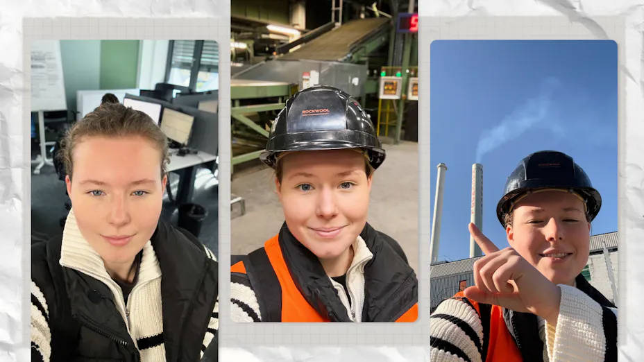 Lina ist als Studentin unterwegs bei ROCKWOOL und erlebt hautnah, was Steinwolle so besonders macht.
