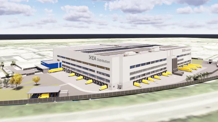 reference, ikea, distribution center, ikea cdc, planning, flat roof, strebersdorf, austria