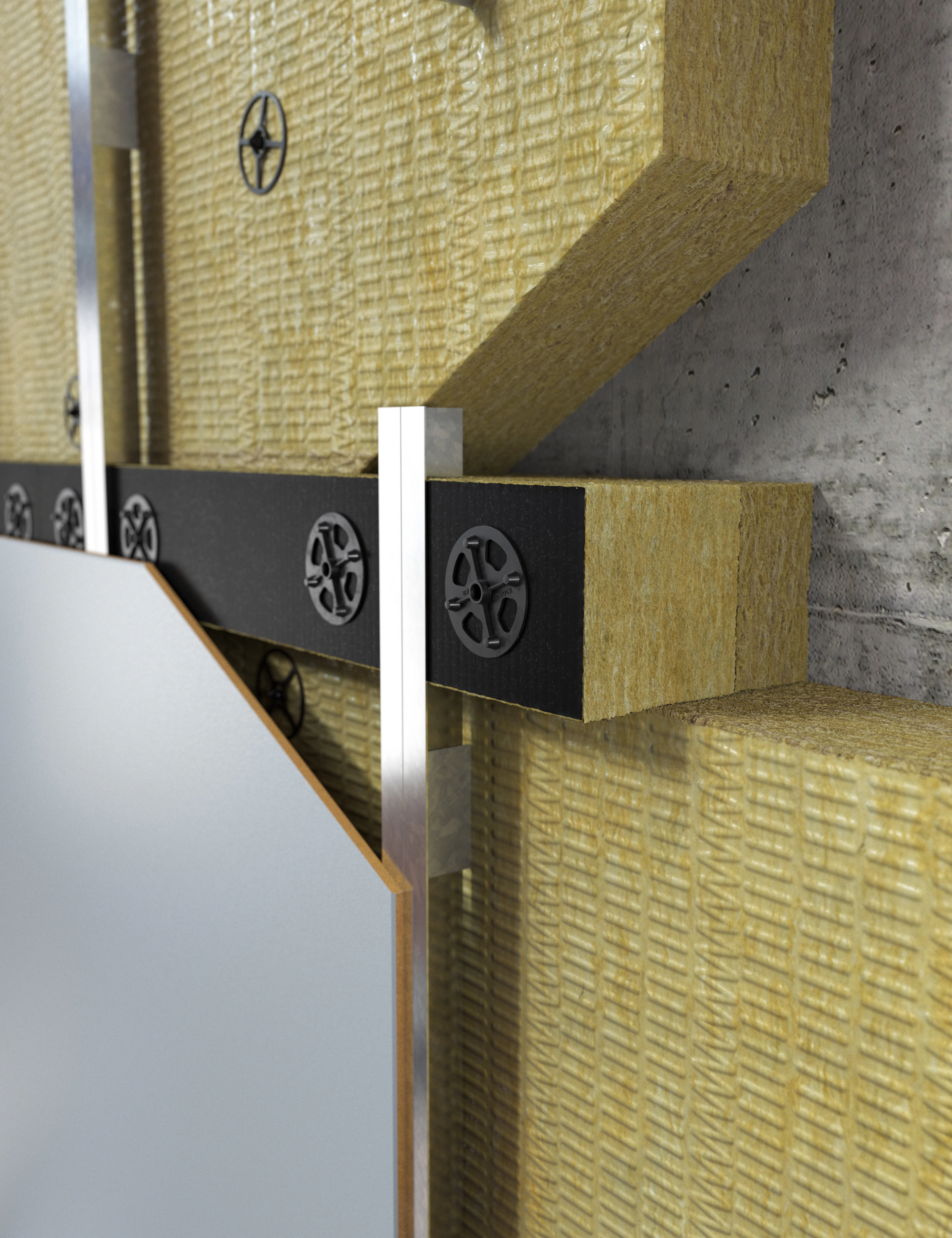 product, system, wall, facade, ventilated facade, fixrock bwm brandriegel kit, germany