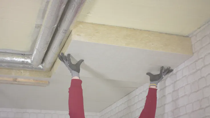cellar, basement, cellar ceiling, basement ceiling, pipes, pipe insulation, installation, planarock top, germany