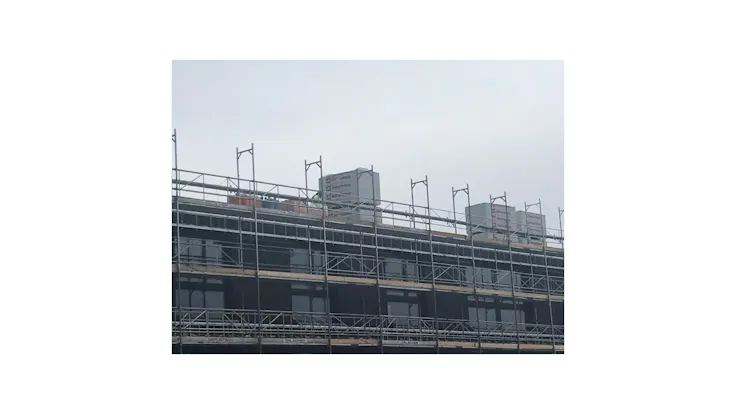 reference, villa blanka, tourism school tyrol, flat roof, construction site, innsbruck, austria
