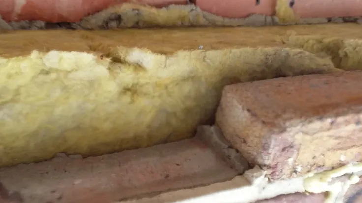 steenwol 35 jaar, spouwmuurisolatie, cavity wall insulation after 35 years, rockfit, rw-bnl