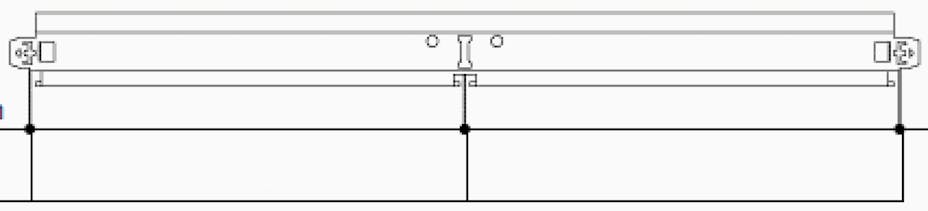 Position of slots and suspension holes